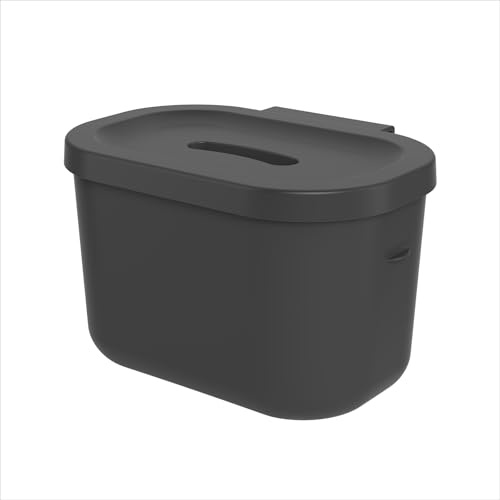 Rotho Salsa Biomülleimer Küche 3,2 L Bio Mülleimer mit Deckel Kunststoff | Komposteimer Küche, Rotho Mülleimer, Bio Mülleimer Küche, integrierte Hängevorrichtung, 3,2 L, Kunststoff, Deckel, kompakt