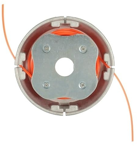Brush Cutter Spare Parts Universal Trimmer Head Aluminium Alloy Nylon Brush Mower Head Bump Spool Grass Brush Cutter Lawn Mower Garden Home Cutting