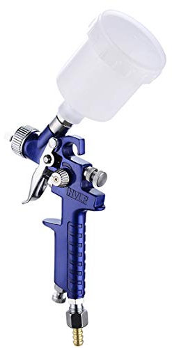 Mini Pistola Per Verniciare A Spruzzo HVLP Aerografo Pistola Verniciatura Verniciare Con Ugello Da 0,8Mm, Coppa Da120ml Per Verniciare Per Spot Repair Face Paint Airbrush Kit