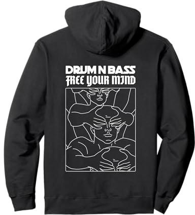 Drum N Bass Mind Liquid Music EDM Drum Und Bass Pullover Hoodie