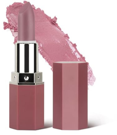 Nude Lipstick,Matte,Smooth,Waterproof,Highly Pigmented Lipsticks（03# Nude)