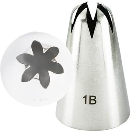4pcs Large Icing Piping Nozzles for Decorating Cake Baking Cookie Cupcake Piping Nozzle Stainless Steel Pastry Tips