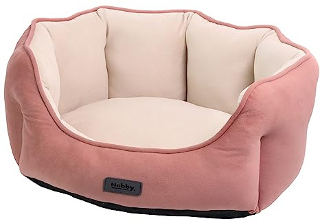 Nobby 61934 Komfortbett oval Majid pfirsich L x B x H: 65 x 57 x 22 cm