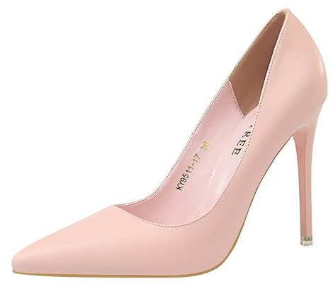 seiveini Femme Escarpins à Talons Aiguilles Bout Pointu Pompes à Talons Hauts Élégante Escarpins à Talons Hauts Sexy High Heels Chaussures de Soirée Cérémonie Mariage Fête