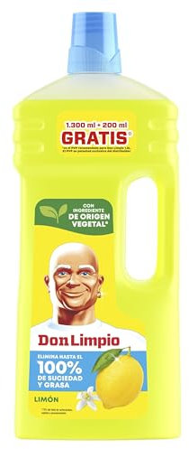 Don Limpio Baño Líquido Detergente 1.5 I. Elimina Las Marcas De Jabón Y El Doble De Cal Que La Fórmula Anterior