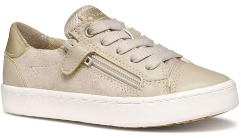 Geox - J Kilwi Girl A, Zapatillas Niñas, Beige/Platinum,