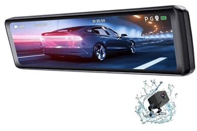 Dash Cam Dash Cam 11.26 4K 2160P GPS WIFI Car Dvr Mirror Dual Lens Dashcam IPS Screen Car Camera Drive Recorder Stream Dash Camera Cars(4K-1080P-6M-BL-GPS 32G)