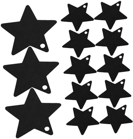 Lurrose 100stücke Sternanhänger Aus Kraftpapier Leere Hängeanhänger Mit Löchern Papierausschnitt Stern Kleine Etiketten Für Geschenke Hochzeit Party Geburtstag Weihnachtsdekoration