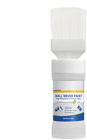 Kit de pintura de pared, reparación de látex colorante, tinte de techo, materiales resistentes, incluye pincel no tóxico portátil, fácil de usar para retoques, 6.69 pulgadas, 180 g