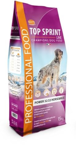 Top Sprint Power 32/22 Adult Dog Crocchette cavallo e riso 15kg