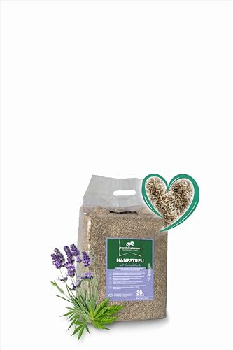 NUGATI Hanf Lavendel Einstreu – 30L Geruchsneutralisierer für Campingtoilette, Trenntoilette & Komposttoilette – Natürlich & Nachhaltig mit angenehmem Lavendelduft