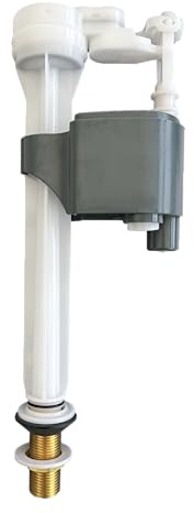 PlumbEZ WRAS Toilet Fill Valve 1/2 BSP Brass Thread, 10 Cistern Fill Valve Bottom Entry with Air Gap Design & Adjustable Float. Bottom Entry Toilet Float Compact Design for High & Low Pressure