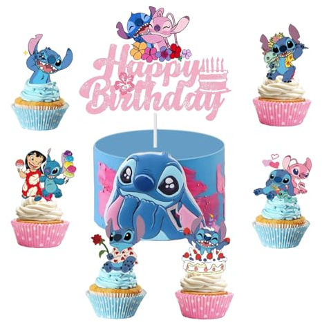 25Cake Decoration,Cupcake Toppers,Kuchen Dekoration, Cupcake Geburtstag Topper für Junge Mädchen Geburtstag Themen Party