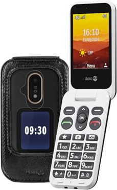 Doro Leva L20 Protect Pack Unlocked Mobile Phone for Elderly | Senior Mobile Phone with Protective Case, GPS Assist Button, Hearing Aid Compatibility, HD Voice and Camera