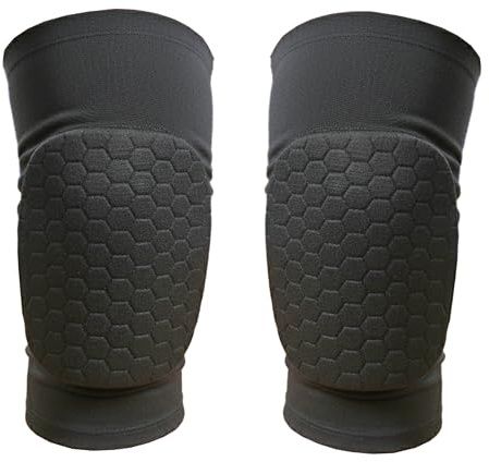 Generico Ginocchiere Pallavolo Uomo Donna – Protezioni Ginocchio Antiscivolo in Silicone, Tessuto Traspirante, Supporto Sportivo per Allenamento e Partite
