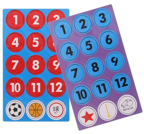 PENIKOKO Magneti per Lavagna Tattica da Basket e Calcio, Set da 30 Pezzi Magnetici per Allenamento, Accessori Portatili per Tabelloni Sportivi e Strategie di Squadra