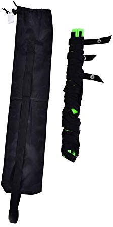 OPPWONG Agility Ladder, 16 Rung Heavy Duty Football Training Ladder, Adjustable Flat Plastic Rungs with Durable Nylon Straps, Ideal for Speed, Agility & Coordination Training for (Green)
