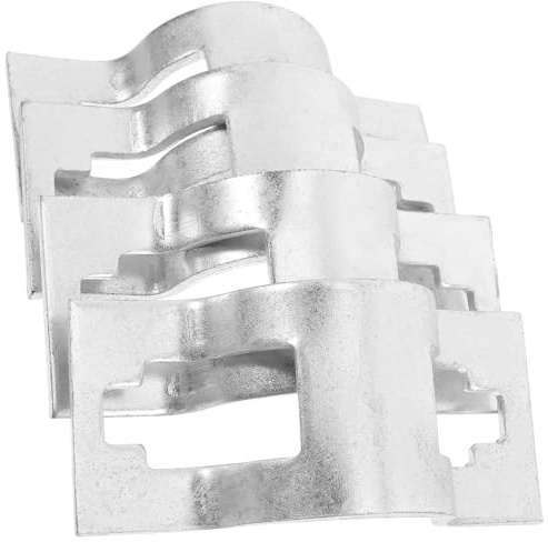 CHICAMPERA 4pcs Locking Scaffold Clamps with Double Ear Design for Reliable and Secure Connection, Iron Material Scaffolding Connecting Clamps Suitable for Construction and Renovation
