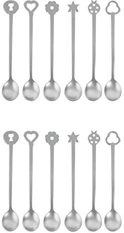 Set 12 Cucchiaini Party Portafortuna Living Inox Antique