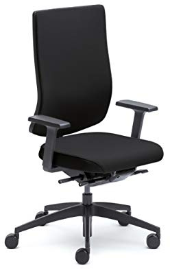 Sedus se:do Bürostuhl, Drehstuhl, Designstuhl, Schreibtischstuhl, Kunststoff , Schwarz, 83 x 68 x 121 cm