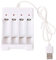 Tonguk Universal 4 Slot Fast Charging Battery Charger for AA/AAA 1.2V Ni-MH/Ni-CD Rechargeable Batteries, USB Charger