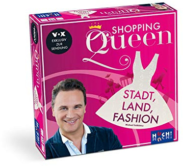 HUCH! 881892 Shopping Queen Stadt, Land, Fashion Familienspiel