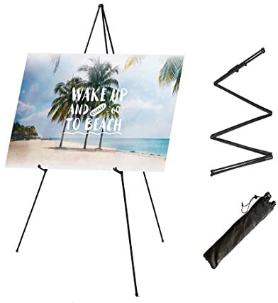 Dantolo 160cm Verstellbares Stativ Tisch Kunst Leinwand Malerei Display,Staffelei Groß,Willkommensschild Hochzeit,Staffelei Hochzeit