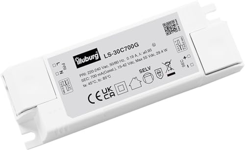 Trasformatore LED 700mA Corrente Costante 11W - 30W Flickerfree LED Alimentatore Driver Power Supply
