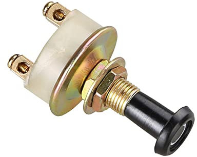 Traktors Schalter,Asudaro Ziehen Schalter Engineering Vehicle Gangschalter Traktor Erster Traktor Dateien Schalter für PKW, Wohnmobil, LKW, landwirtschaftliche Fahrzeuge, Blende 10mm,Gold