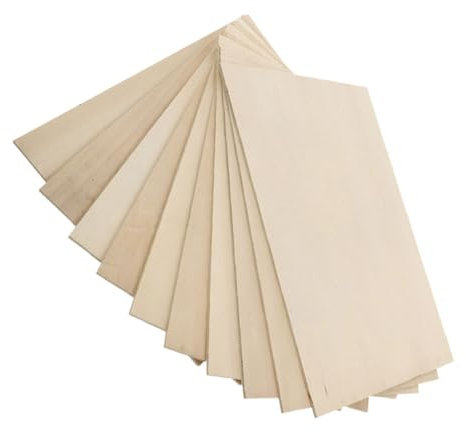 SHINEOFI 10stücke Unbehandelte Holzplatten Für Kreative -projekte Gravieren Bemalen Und Basteln Vielseitige Holzplatten Für Handwerksbedarf