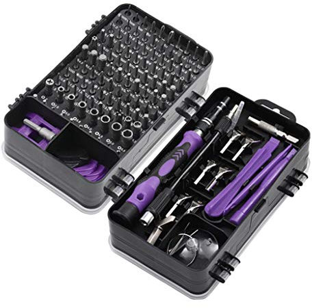 Screwdriver Set 135 in 1 Bit Precision Magnetic Screw Driver Bits Insulated Multitools Phone Repair Hand Tools Kit Set