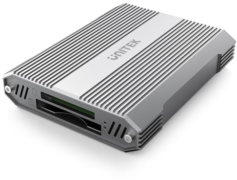 4-in-1CFexpress Typ B Kartenleser, CF Express Reader 10 Gbps USB 3.1 Gen 2 | für CFexpress Typ B/SD UHS-II/Micro SD 3.0/SDHC/SDXC/SDUC/USB A, CFexpress Adapter lesen 3 Karten und 1USB