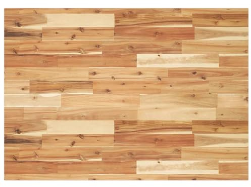 vidaXL Piano Tavolo Rettangolare 120x70x2cm Legno Massello di Acacia, Piano Tavolo di Ricambio, Piano Tavolo Rettangolare, Piano tavolino da Salotto