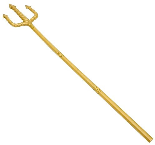 Gatuida Teufelsgabel Halloween-Dekoration Abnehmbare Handhabung Cosplay Requisit Für Partys Goldene Dreizack Requisite Für Teufelskostüme Unvergessliche Feier-erlebnisse