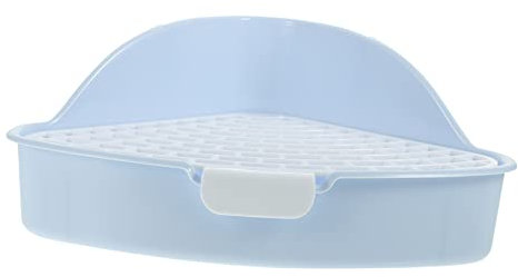 Happyyami Bac à Litière pour Toilettes Angle Pot pour Petits Animaux Conteneur à Litière Coin Dressage pour Et Cochons