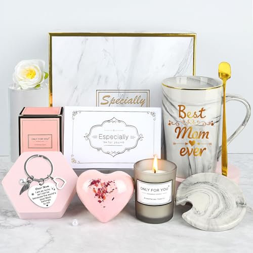 COYBTO Geschenke für Mama, Muttertaggeschenke für Mama, Kaffeetassen Geschenksets Mama Geburtstagsgeschenke, Weihnachtsgeschenke für Mama, Geschenke Geschenkideen für Mutter, Werdende Mama, Frauen