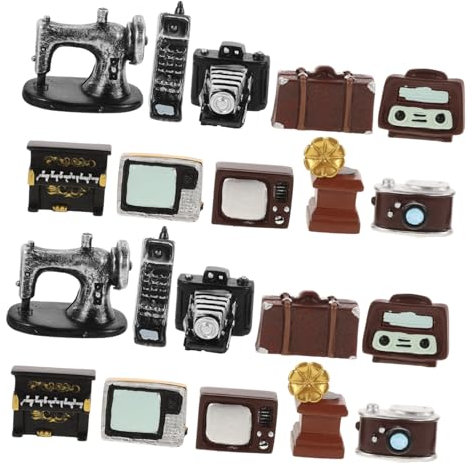 ifundom 1satz Miniatur Möbel Für Puppenhaus Teiliges Zubehör Mit Retro-Design Und Realistischem Aussehen Für Miniatur-Dekoration Und Kreative Spielmöglichkeiten