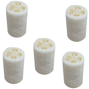 Ipetboom 5piezas Toalla De Baño De Lufa Esponjas De Ducha Naturales Exfoliantes Corporales Limpiadores Profundos Para Uso Cocina y Baño