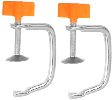 ABOOFAN 2 Stück Nudelmaschinenklemmen Metall Clips Verstellbar Universell Für Manuelle Nudelmaschinen Befestigung Zubehör Zur Pastaherstellung