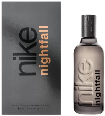 NIKE - Nightfall Man 150 ml, Colonia Hombre, Perfume Formato Líquido, Eau de Toilette Natural y Masculina, Aroma de Floral Frutal, Fragancia Fresca y de Larga Duración