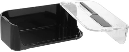 CIYODO Mantequillera Pequeña con Tapa Transparente Recipiente para de ABS Hermético Soporte para para Encimera y Refrigerador Bandeja para y Almacenamiento