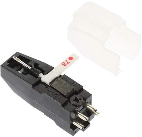 Abaodam Grammophon Nadel Ersatz für Plattenspieler Doppelnadel Typ aus Abs mit Hoher Qualität Verbessert Klangqualität und Effizienz Passend für Alte Schallplattenspieler Zufällige Farbe