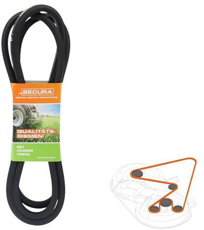 SECURA Mähwerkriemen kompatibel mit Husqvarna CT130 CT150 CTH150 CTH160 (584897001)