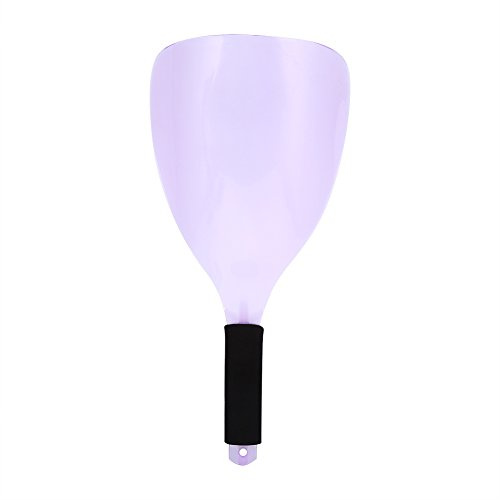 Máscara profesional para laca para el cabello, protector de aerosol transparente irrompible Salon de peluquería Laca de plástico para los ojos Protector de piel para la cara Belleza Peinado(Púrpura)