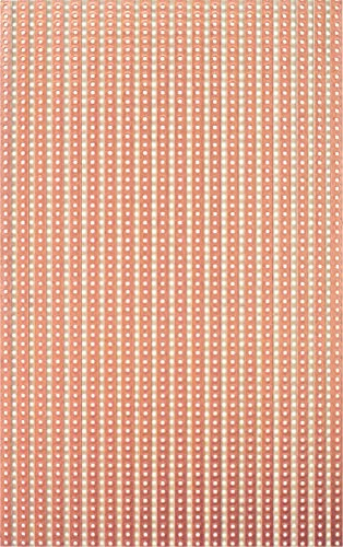 Rademacher 711-5 Lötstreifenrasterplatine (25 Stk.) Hartpapier 160 x 100 mm, Rastermaß 5,08 mm, 20 Leiterbahnen, Kupfer Auflage einseitig 35 µm, Platine 1,6 mm stark, Gelb