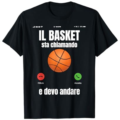 Basket Divertente Pallacanestro Pallone Maglietta