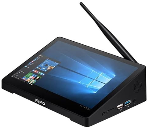 PiPo X10s All in One Mini PC Tablet Windows 10 Quad Core 10 6GB+64GB Bluetooth