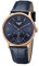 Elysee Herrenuhr Big Eye 40 3 ATM Herren kleine Sekunde blau 18022, 18023, 18024, 18025