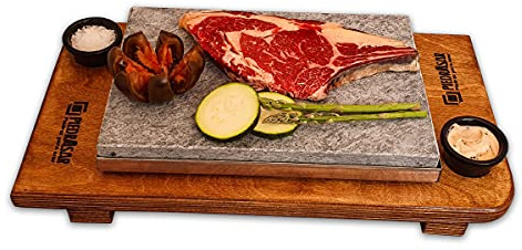 Piedra para carne 20x30 Personalizada 2 Logotipos