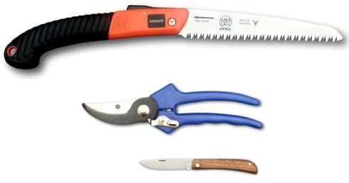 KIT FORBICE DA POTA 149/20 - SEGHETTO PIEGHEVOLE RS180/18 - COLT. TASCA 231 MOGANO